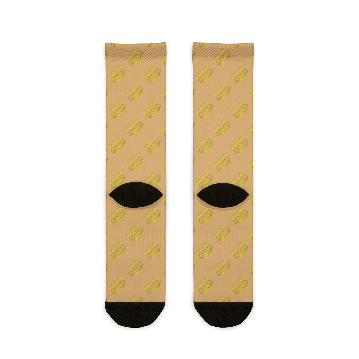 Hazelnut Crème Crew Socks