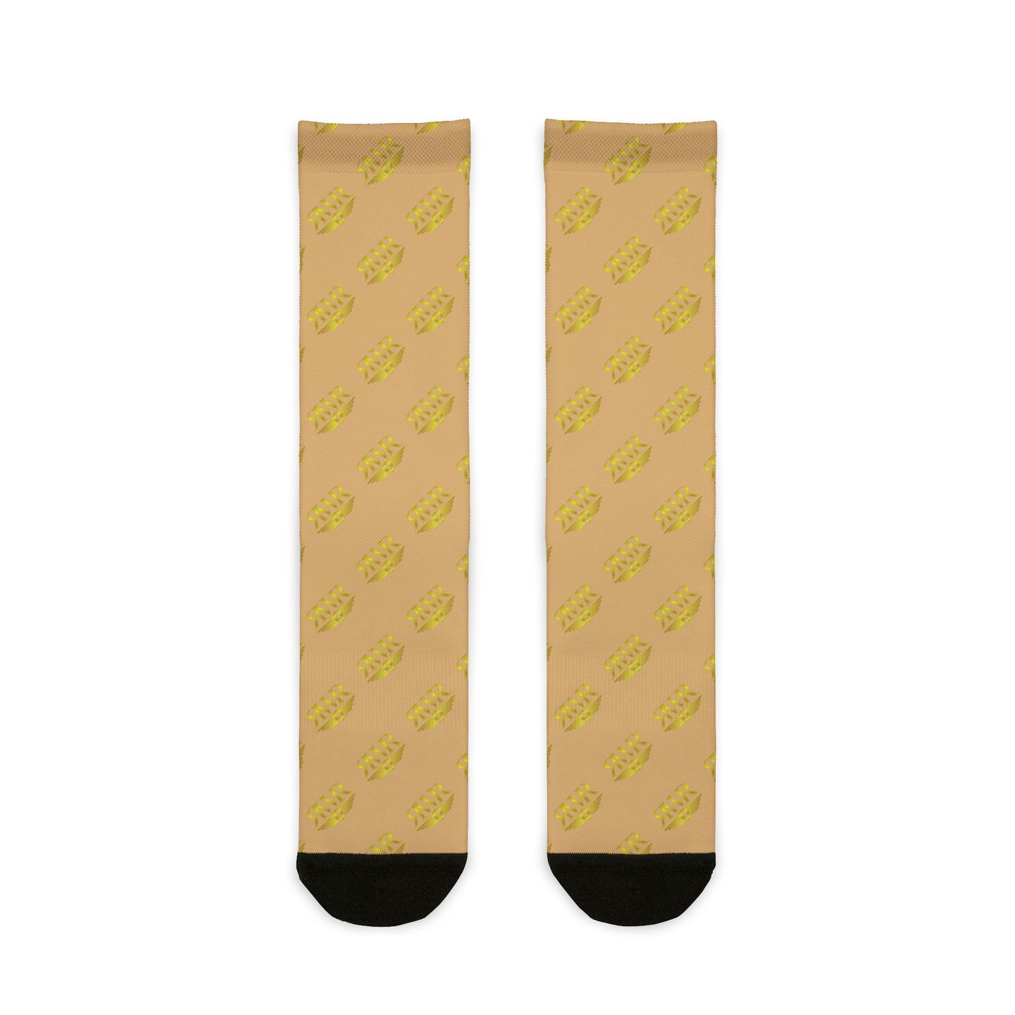 Hazelnut Crème Crew Socks