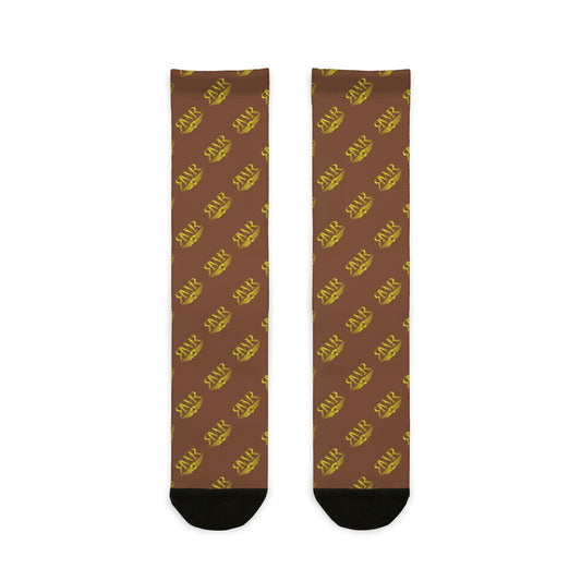 Chocolate Strawberry Crew Socks
